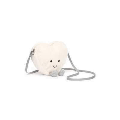 Jellycat Amuseables Cream Heart Tas | YT3067985